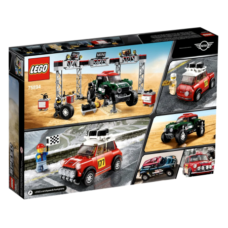 LEGO Speed Champions 75894 - 1967 Mini Cooper S Rally oraz 2018 MINI John Cooper Works Buggy